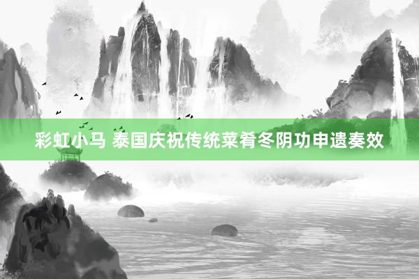 彩虹小马 泰国庆祝传统菜肴冬阴功申遗奏效