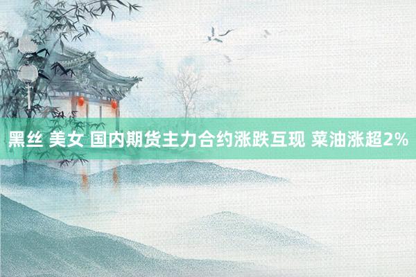 黑丝 美女 国内期货主力合约涨跌互现 菜油涨超2%