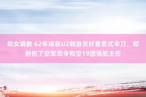幼女调教 62年缉获U2翱游员好意思式伞刀，却割伤了空军司令和空19团领航主任