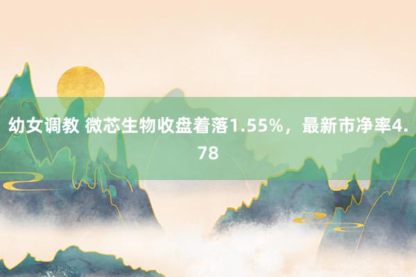 幼女调教 微芯生物收盘着落1.55%，最新市净率4.78