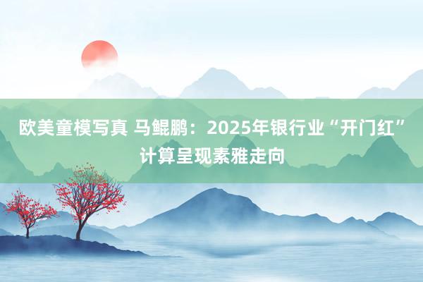 欧美童模写真 马鲲鹏：2025年银行业“开门红”计算呈现素雅走向