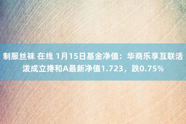 制服丝袜 在线 1月15日基金净值：华商乐享互联活泼成立搀和A最新净值1.723，跌0.75%