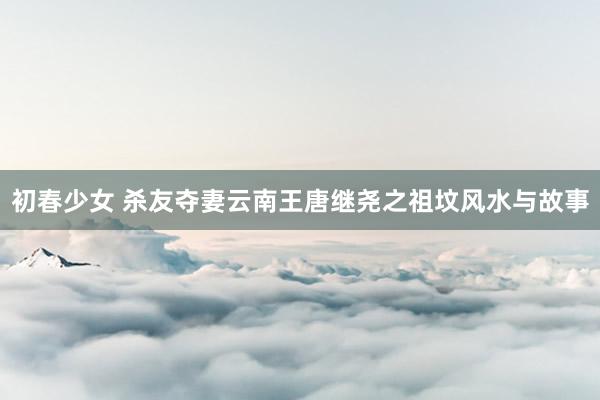初春少女 杀友夺妻云南王唐继尧之祖坟风水与故事